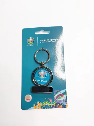 UEFA Euro 2020 Fußball Schlüsselanhänger Schlüsselbund Spinner Keyring Fanshop