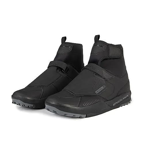 Endura Herren MT500 Burner Flat WP Radschuhe - Größe 40, Schwarz - Fahrradschuhe: Wasserdichter und äußerst robuster Winter MTB Schuh, perfekt für Flatpedale und anspruchsvolle Trails.