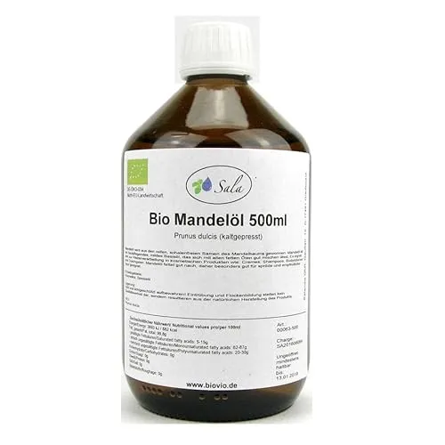 Sala Mandelöl kaltgepresst BIO (500 ml Glasflasche)