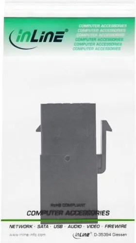 InLine USB 3.1 Keystone Snap-In Einsatz - USB-A Buchse / Buchse - schwarz (76202L)