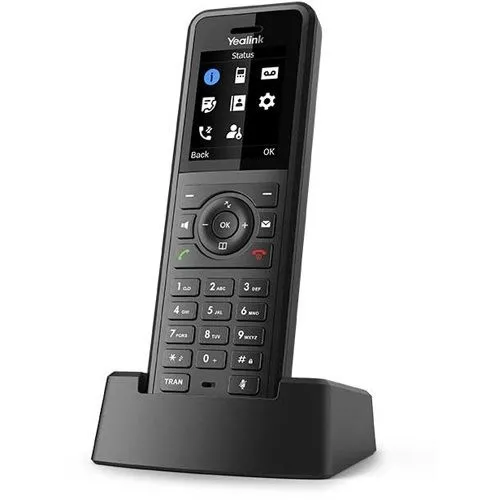 Yealink W57R - Schnurloses Erweiterungshandgerät mit Bluetooth - Festnetztelefon mit Bluetooth-Schnittstelle, Rufnummernanzeige und 3-Weg-Anruffunktion für maximale Flexibilität und Benutzerfreundlichkeit.
