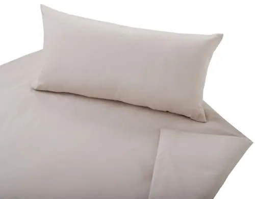 Cotonea Bio Satin-Bettw??sche Garnitur Classic Farbe Kaschmir-I949 Gr??? e 135x200 + 40x80 cm