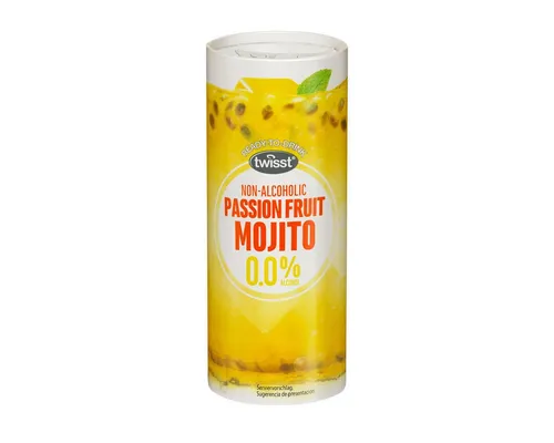 twisst Mixgetränk, Twisst Passion Fruit Mojito tropisch frisch ohne Alkohol 240ml
