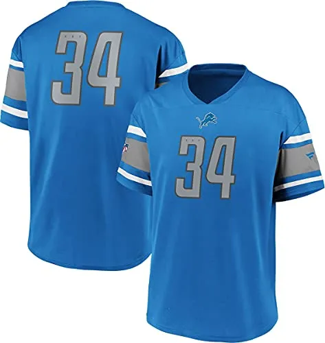 Fanatics NFL Detroit Lions Trikot Shirt Iconic Franchise Poly Mesh Supporters Jersey (L)