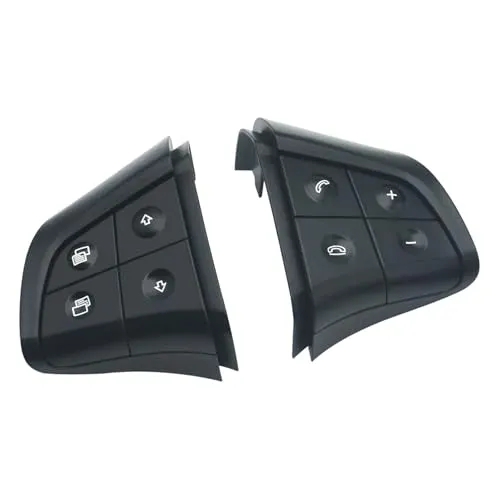 Arotzelox Lenkrad Switch Knopf für ML W164 W251 W245 Multifunktions Lenkradschalter Steuertasten Links + Rechts 1648207910 Lenkradtasten mit Basis