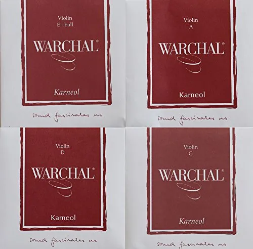 WARCHAL Karneol Violine Satz mit Kugel