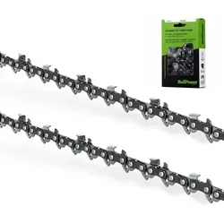 2x Original BullPower Sägeketten / Ersatzketten 3/8 1,3mm 57TG ersetzt Oregon 91PX057X, 91PJ057X, 91P057X