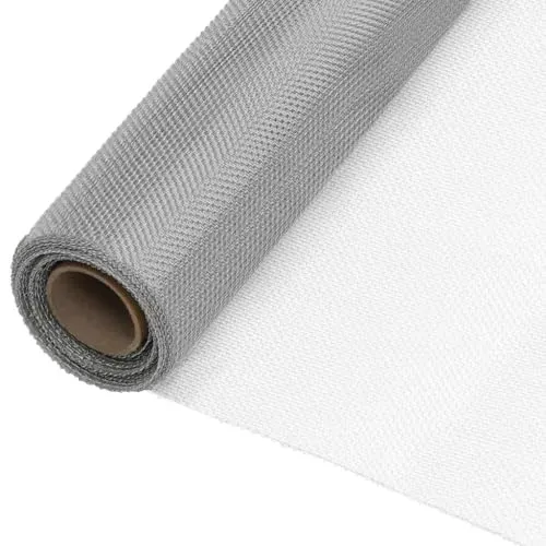 vidaXL Fliegengitter Edelstahl 112x2000 cm - Fliegengitter aus rostfreiem Edelstahl, ideal für Türen und Fenster, robust und vielseitig einsetzbar für DIY-Projekte und Käfige.