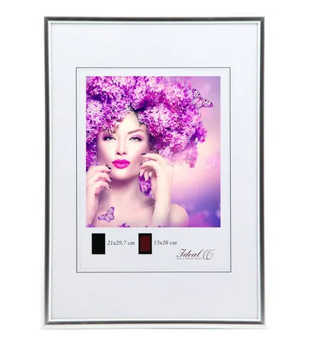 IDEAL TREND Bilderrahmen New Lifestyle Kunststoff Bilderrahmen Kunststoffrahmen Bildhalter Bild, für 1 Bilder (1 St), Posterrahmen Fotorahmen Urkundenrahmen Galerierahmen Bildhalter