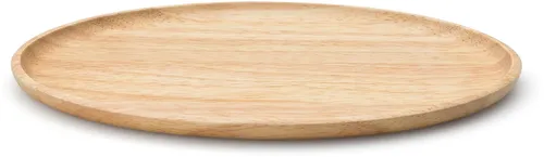 Continenta Tablett, Holzwerkstoff, (1-tlg), oval, Gummibaum, ideal zum Servieren