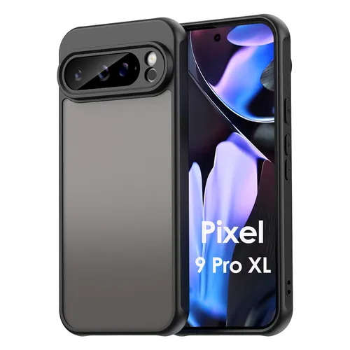 Handyhülle für Google Pixel 9 Pro XL Matt Schutzhülle Back cover Schwarz