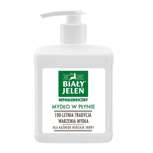 Hipoalergiczne mydło w płynie naturalne 500ml Biały Jeleń 5900133002931
