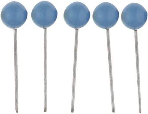 ALCO Markierungsnadeln 614 5x16mm hellblau Landkartennadeln Stecknadeln NEU&OVP