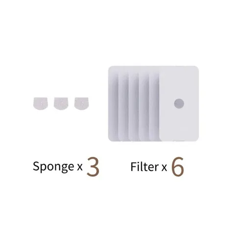 Enabot Wasserspender Rola Wassertank Filter Set, 3-Schichten-Filtration