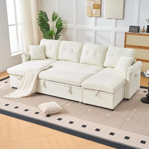 STILVORA Schlafsofa mit Schlaffunktion in L-Form von STILVORA