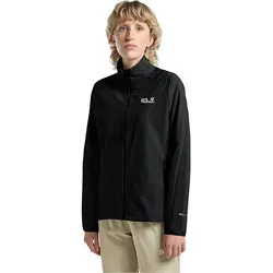 Jack Wolfskin Prelight Stride Jacket W black (6000) M - Leichte Damenjacke für Outdoor - Die PRELIGHT STRIDE JACKET W von Jack Wolfskin ist ideal für Outdoor-Aktivitäten. Sie bietet atmungsaktiven Schutz vor Wind und Wasser und lässt sich kompakt verstauen. Perfekt für wechselhaftes Wetter!