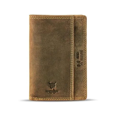 MATADOR Slim Wallet Herren - Kreditkartenetui mit RFID Schutz - Kreditkartenhülle aus hochwertigem, antikem Rindsleder, handgefertigt und mit RFID blockierendem Innenfutter für optimalen Datenschutz. Ideal für stilbewusste Herren.