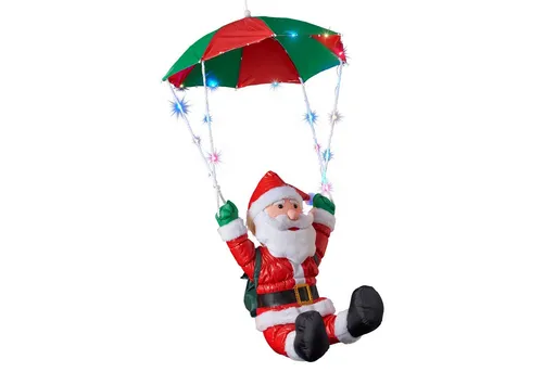 Raburg LED-Dekofigur Santa Claus, Weihnachtsdeko, Weihnachtsmann, Weihnachtsdeko mit bunten LEDs