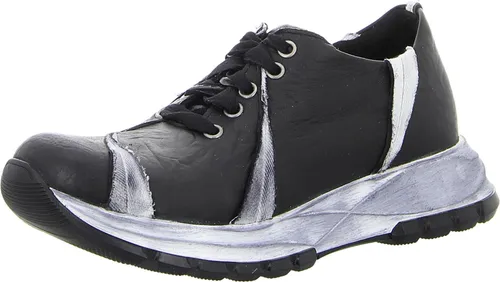 Papucei Frodo Sneaker Schwarz 38 EU - Stilvoll und Bequem - Elegante Sneaker aus echtem Leder in Größe 38. Mit runder Schuhspitze, normaler Weite und 4 cm Absatzhöhe sind sie ideal für den Alltag.
