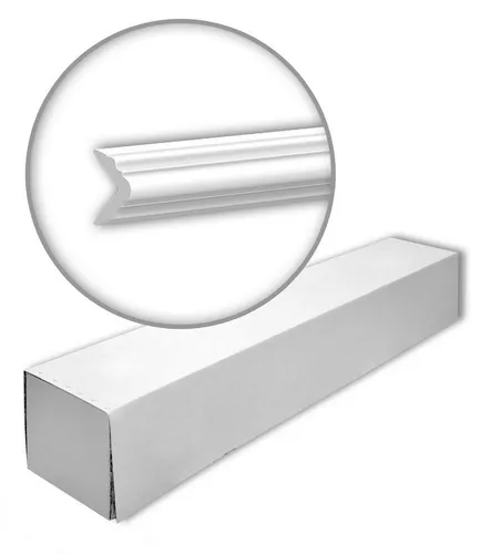 Profhome Sockelleiste 650240-box - 21 Stuckleisten für Kantenschutz - Hochwertige Sockelleiste aus leichtem, extrem formstabilem XPS-Material. Ideal für den Innenbereich, vorgrundiert für einfache Montage. 42m Gesamtmaß für umfassenden Kantenschutz.