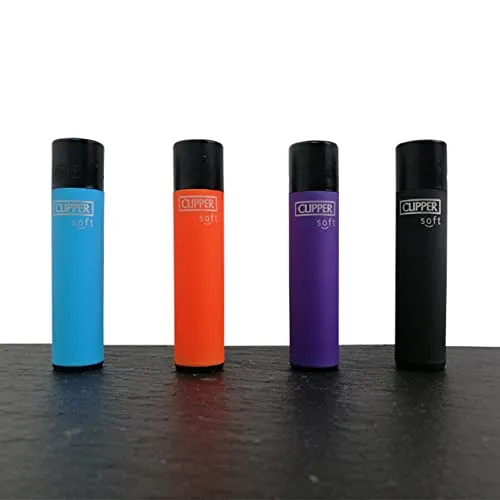 Clipper Feuerzeug 4er Set: (Micro Soft Touch #3)