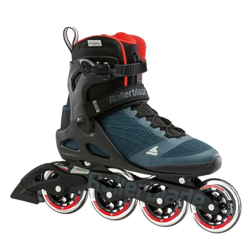 Rollerblade Inline Skates Macroblade 90 - Herren 44 (10,5) - Inliner für Herren mit 90mm Rollen, ideal für schnelle Skater. Die höhere Schaftkonstruktion bietet optimalen Halt und Stabilität für ein verbessertes Skating-Erlebnis.