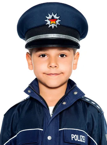 Maskworld Polizei-Kostüm Polizeihut für Kinder blau - Authentischer Polizeihut für Kinder in blau, ideal für Fasching, Karneval oder Motto-Partys. Hochwertige Verarbeitung aus 100% Polyester für kleinen Polizeibeamte.