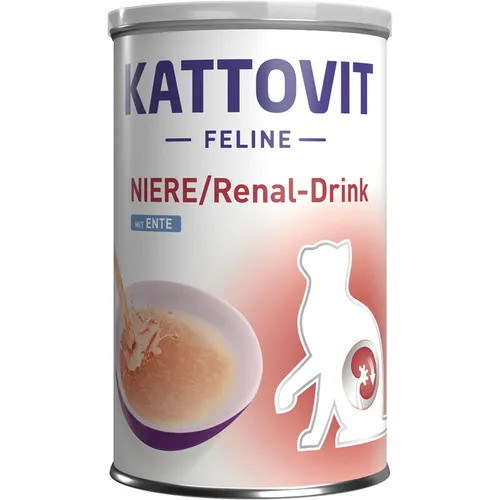 Kattovit Niere/Renal-Drink mit Ente  12x 135ml Katzenfutter