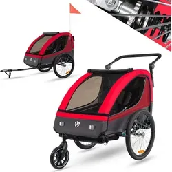TIGGO Fahrradkinderanhänger mit Buggy Set