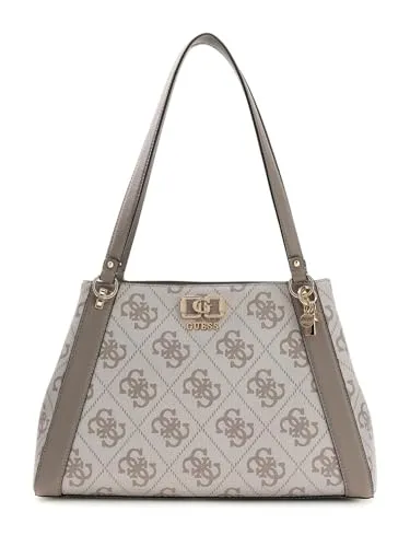 Guess Schultertasche Logo Girlfriend Carryall – Stilvoll und Praktisch - Elegante GUESS Schultertasche mit durchdachter Innenaufteilung. Maße: 37,5 x 24,5 x 10 cm. Ideal für jeden Anlass – genügend Platz für alle Essentials und dabei stets modisch.