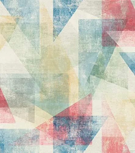 Rasch Tapeten Vliestapete (Grafisch) Türkis 10,05 m x 0,53 m Linares 617979