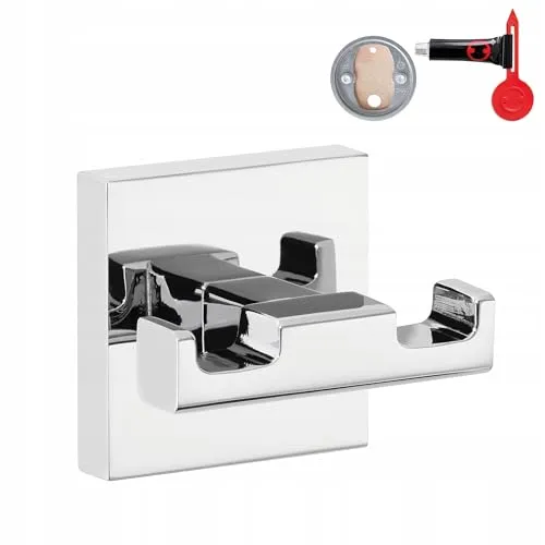 tesa Deluxxe Garderobenhaken silber in silber von tesa