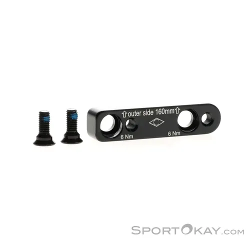 Campagnolo AC21-DBADR Flat Mount Rear Adapter - Hochwertiger Flat Mount Adapter für Rennräder, sorgt für optimale Bremsleistung und einfache Montage, inklusive Schrauben für sofortigen Einsatz.
