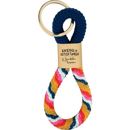 ANHÄNGER SCHLÜSSELANHÄNGER KACKTAGE IN GLITZER TUNKEN VON SHEEPWORLD NEU OVP