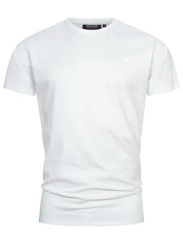 Indicode Herren Kloge T-Shirt mit Rundhals-Ausschnitt | Herrenshirt Sommershirt Illusion Blue, M