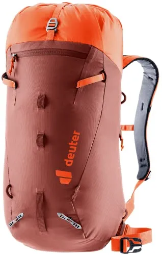 Deuter Guide 24 Wanderrucksack - Papaya-Redwood - Reisetaschen mit 32+8 l Kapazität, ideal für weibliche Abenteurer, bietet optimalen Tragekomfort und viel Stauraum für lange Wanderungen.