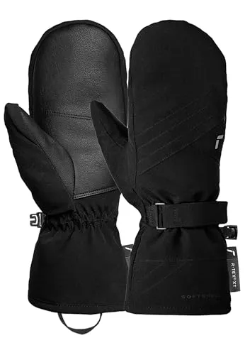 Reusch Alena R-tex XT Mitten black/silver (7702) 6,5 - Outdoor Fäustlinge Unisex & Herren, wasserdicht mit Touch-Tec-Technologie für die Nutzung von Smartphones ohne Ausziehen der Handschuhe.