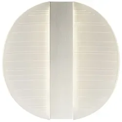 Elegante Wandleuchte 1-Flammig in Satin-Silber mit LED