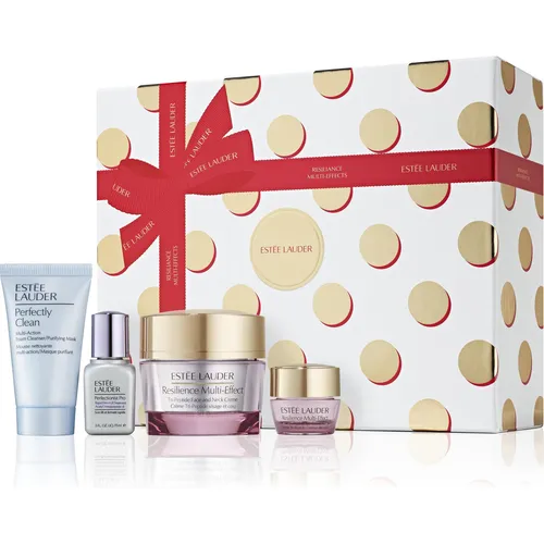 E. Lauder Resilience Multi-Effects Radiance Routine Set - Umfassendes Hautpflege-Set mit Sonnenschutz, feuchtigkeitsspendendem Serum und sanftem Reiniger für strahlende Haut. Ideal für die tägliche Pflege.