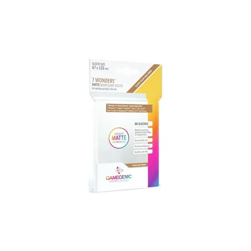 Gamegenic MATTE 7 Wonders Sleeves