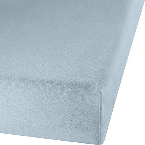 Erwin Müller Spannbettlaken Feinbiber bleu 120x200 cm von Erwin Müller