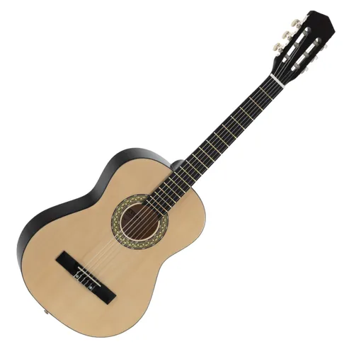 Classic Cantabile Acoustic Series AS-851 - 3/4 Klassikgitarre für Einsteiger, ideal für Kinder von 8-11 Jahren mit Lindenholz Korpus und Nylon-Saiten