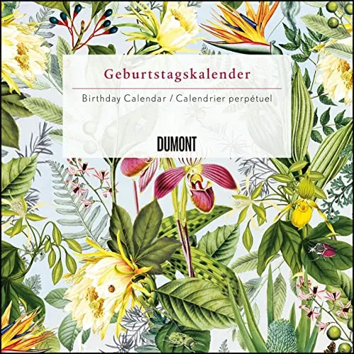 Immerwährender Geburtstagskalender floral von DuMont Buchverlag