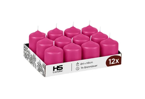 Kerzen Pink von HS Candle