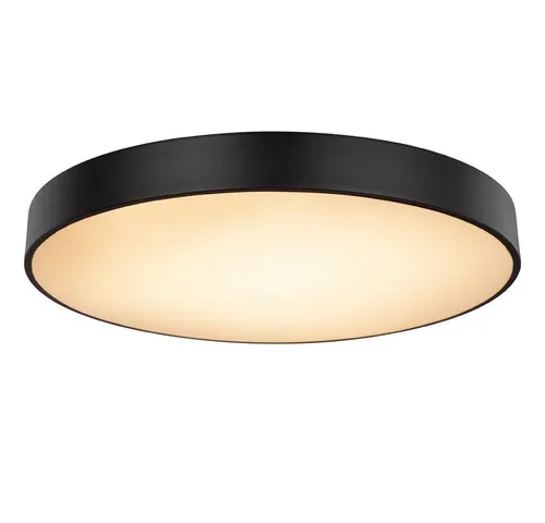 GLOBO LIGHTING LED Deckenleuchte Schwarz, Dimmbar mit Fernbedienung - Moderne Deckenleuchte (Ø 60 cm) in elegantem Schwarz, mit 3100 Lumen Helligkeit. Ideal für stimmungsvolles Licht von warmweiß bis kaltweiß, bequem per Fernbedienung einstellbar. Perfekt für jeden Raum!