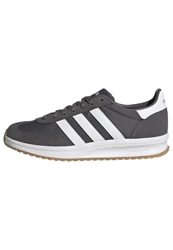 Adidas Run 70s 2.1 - grau - Laufschuhe mit lässigem 70s-Vibe, leicht gefüttert und mit Cloudfoam Dämpfung für maximalen Komfort. Flexibel und stylisch für jeden Anlass, ideal für Cafébesuche oder Treffen mit Freunden.