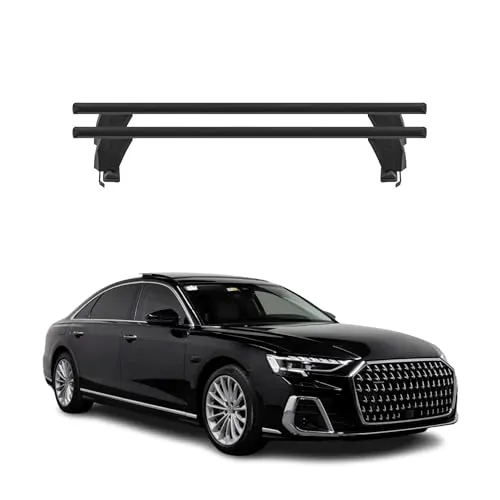 Menabo Dachträger Grundträger für Audi A8 D5 2017-2025 - Aluminium Dachträger für Audi A8 D5, aerodynamisches Design für optimale Leistung, einfach zu installieren und vielseitig einsetzbar für verschiedene Trägersysteme.