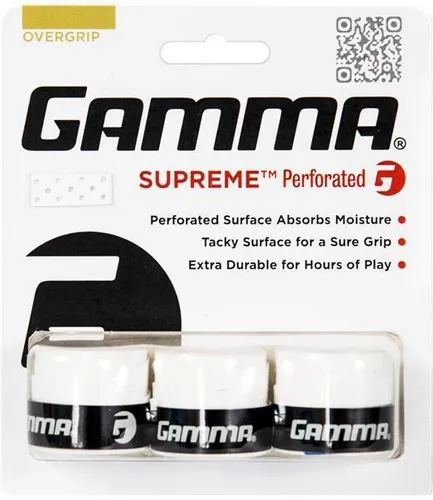 Gamma Übergriffband Supreme Perforated Overgrip 3er-Pack