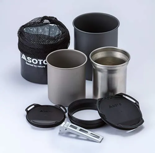 SOTO Thermostack Combo Kochset in blau von SOTO