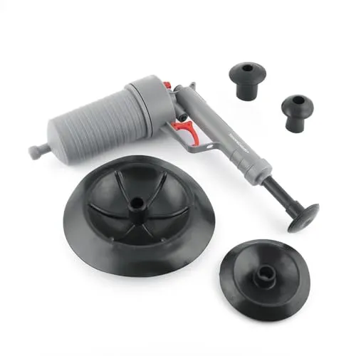 InnovaGoods Universelle Pressluftpistole zur Abflussreiniung, mit Adaptern KlinGun (B09571TRF5)